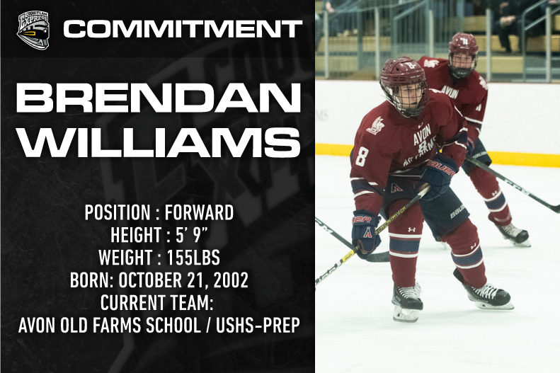 Express Commit To Highly Skilled Forward Brendan Williams Coquitlam Express