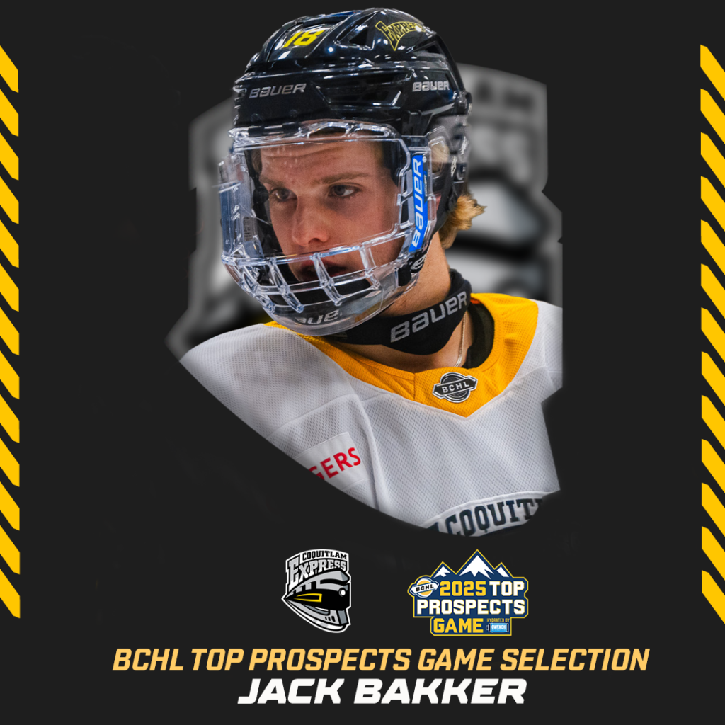 Jack Bakker added to BCHL Top Prospects Game | Coquitlam Express